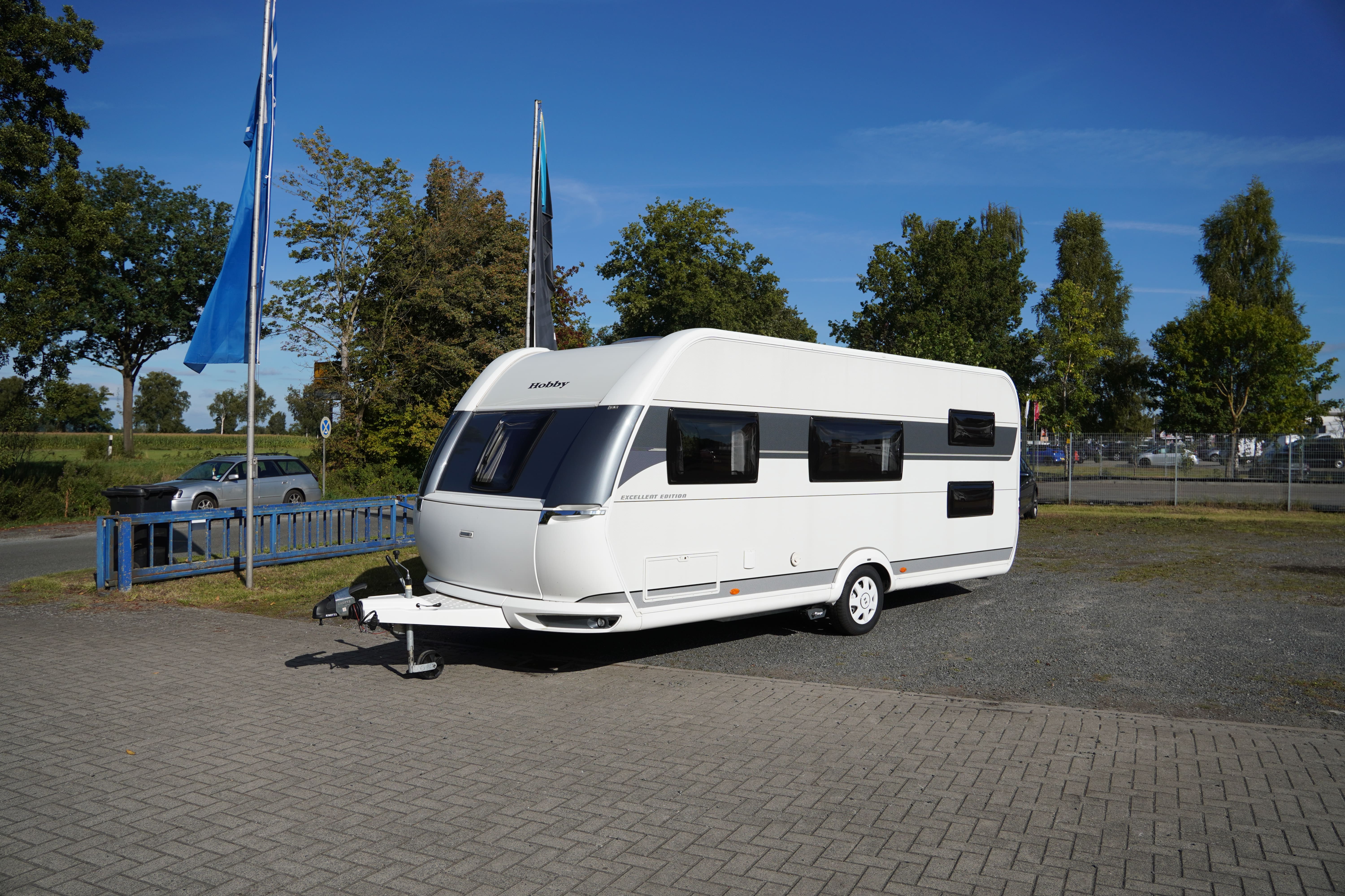 Hobby Wohnwagen Exzellent Edition Außenansicht